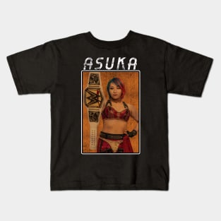 Vintage Wwe Asuka Kids T-Shirt